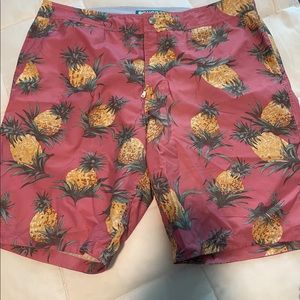 Size 33 bonobos pineapple swim shorts